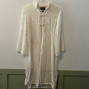 Vintage silk robe/blouse